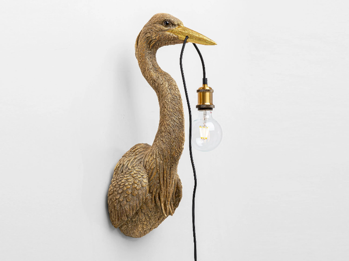 ANIMAL HERON - LED polyresin wall lamp _ KARE Design